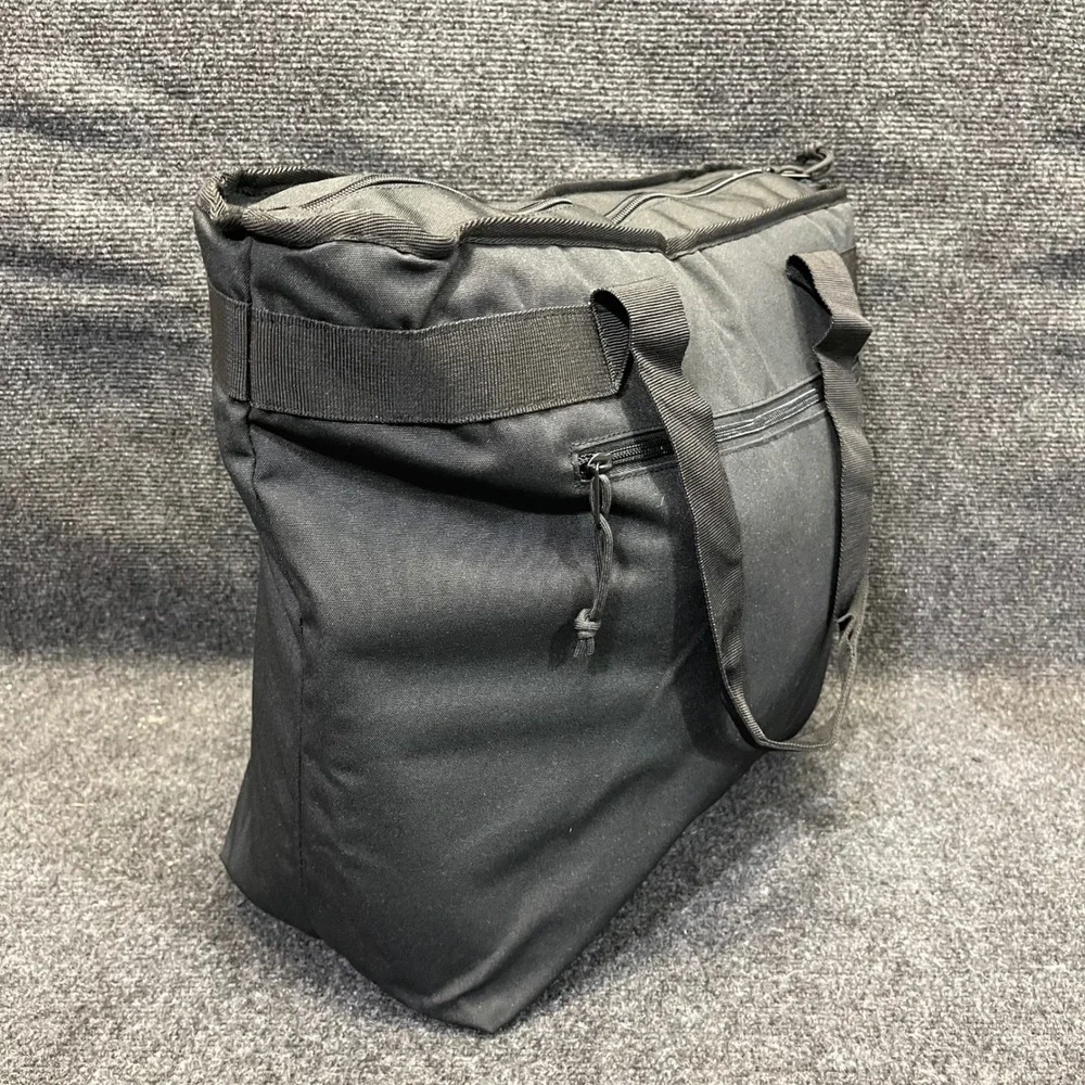 TOURIT SCTZ200310003 Black Zippered Insulated Soft Sided Cooler‎ Tote Bag